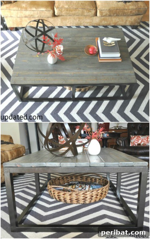 26 Creative DIY Coffee Table Designs to Enhance Your Home 20 Faux Industrial
