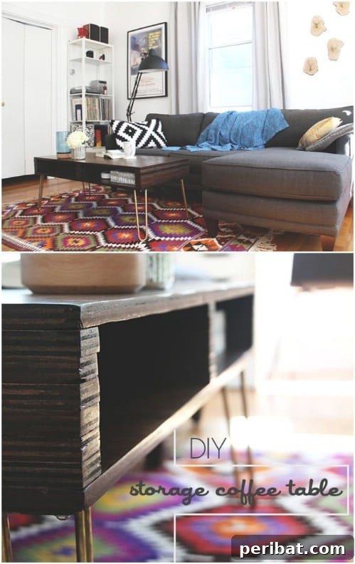 26 Creative DIY Coffee Table Designs to Enhance Your Home 24 Simple with Storage