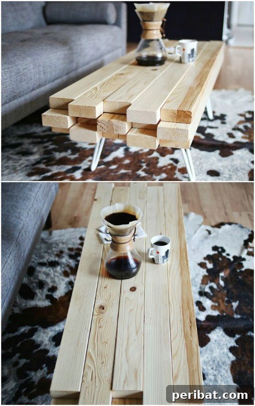 26 Creative DIY Coffee Table Designs to Enhance Your Home 25 The Jenga Table