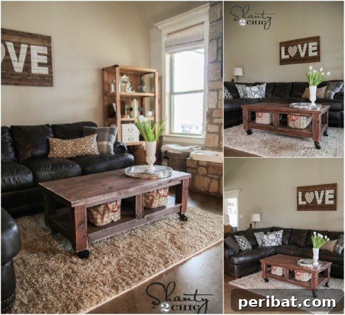 26 Creative DIY Coffee Table Designs to Enhance Your Home 4 Wheeled Taylors