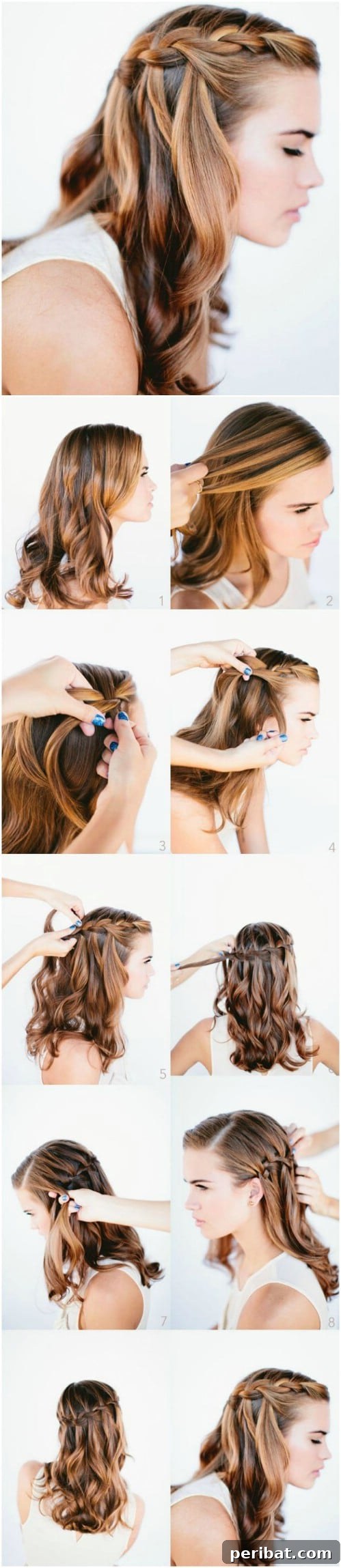Start with the Basics - Basic Waterfall Braid Tutorial