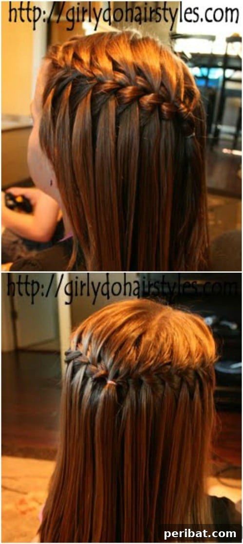 Waterfall with Fine Hair