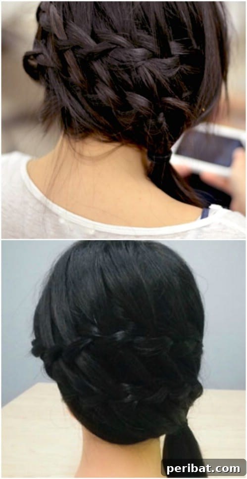 Double Waterfall Ponytail