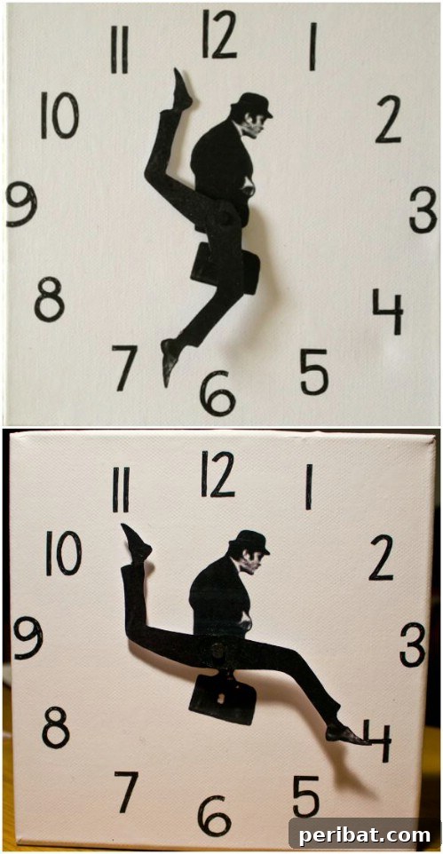 27 Dazzling DIY Clocks A Timely Home Transformation 22 Ministry of Silly Walks