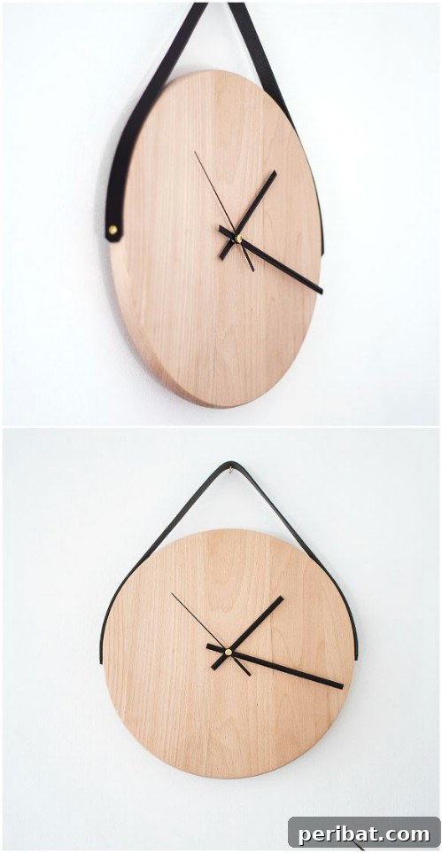 27 Dazzling DIY Clocks A Timely Home Transformation 27 Elegantly Simplistic
