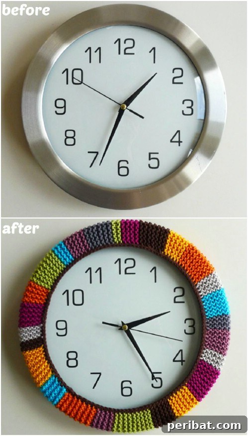 27 Dazzling DIY Clocks A Timely Home Transformation 4 Crochet Clock