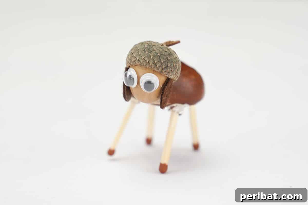 Whimsical Acorn Lamb Fairy Garden Figurine 13 fairy garden sheep on white table