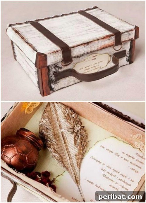 DIY Shoebox Suitcase