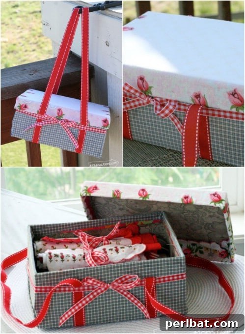 DIY Shoebox Picnic Box