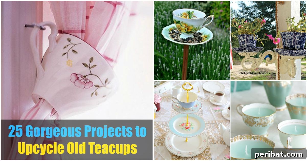Beyond the Brew: 25 Beautiful Ways to Repurpose Old Teacups 2 Creative Teacup Crafts and Repurposing Ideas