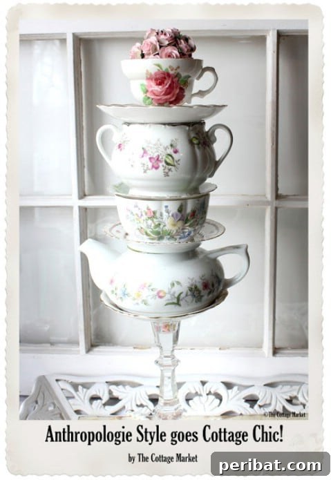 Beyond the Brew: 25 Beautiful Ways to Repurpose Old Teacups 22 Repurposed Tea Set Sculpture