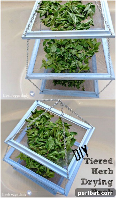 Herb Drying Rack