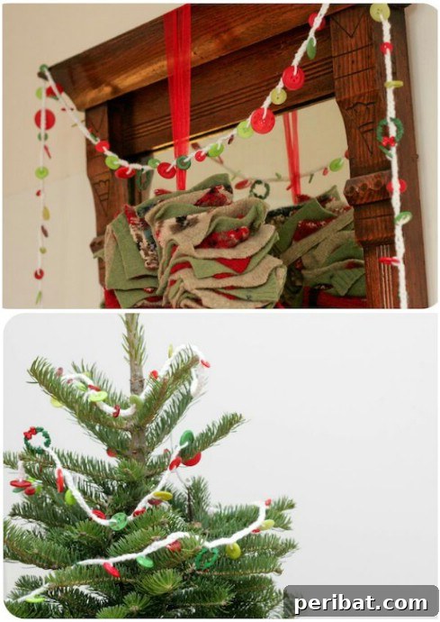 Stunning Button Craft Creations 15 Garland