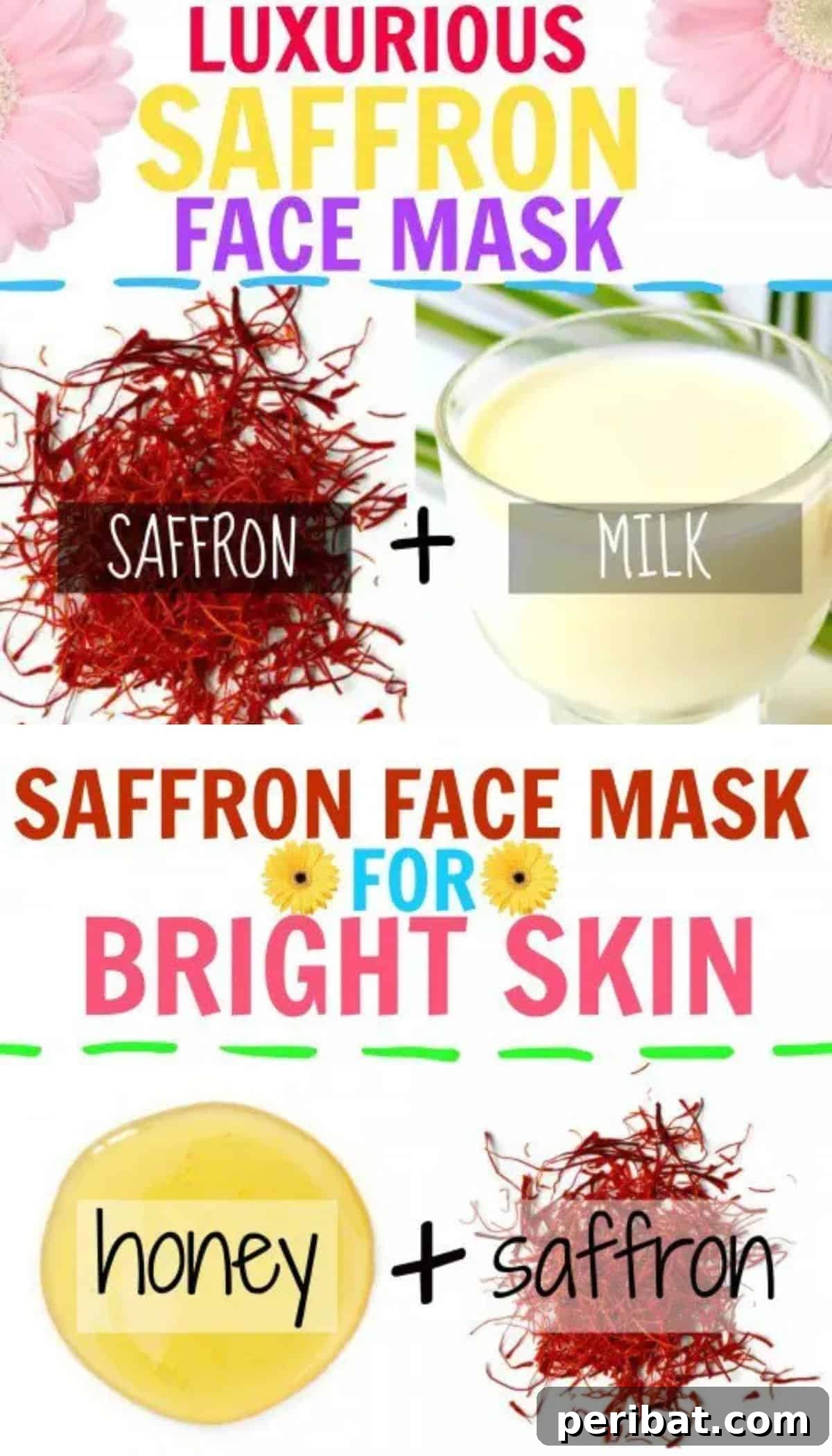 Unlock Your Best Skin: Homemade Facemask Secrets 11 Saffron facemask