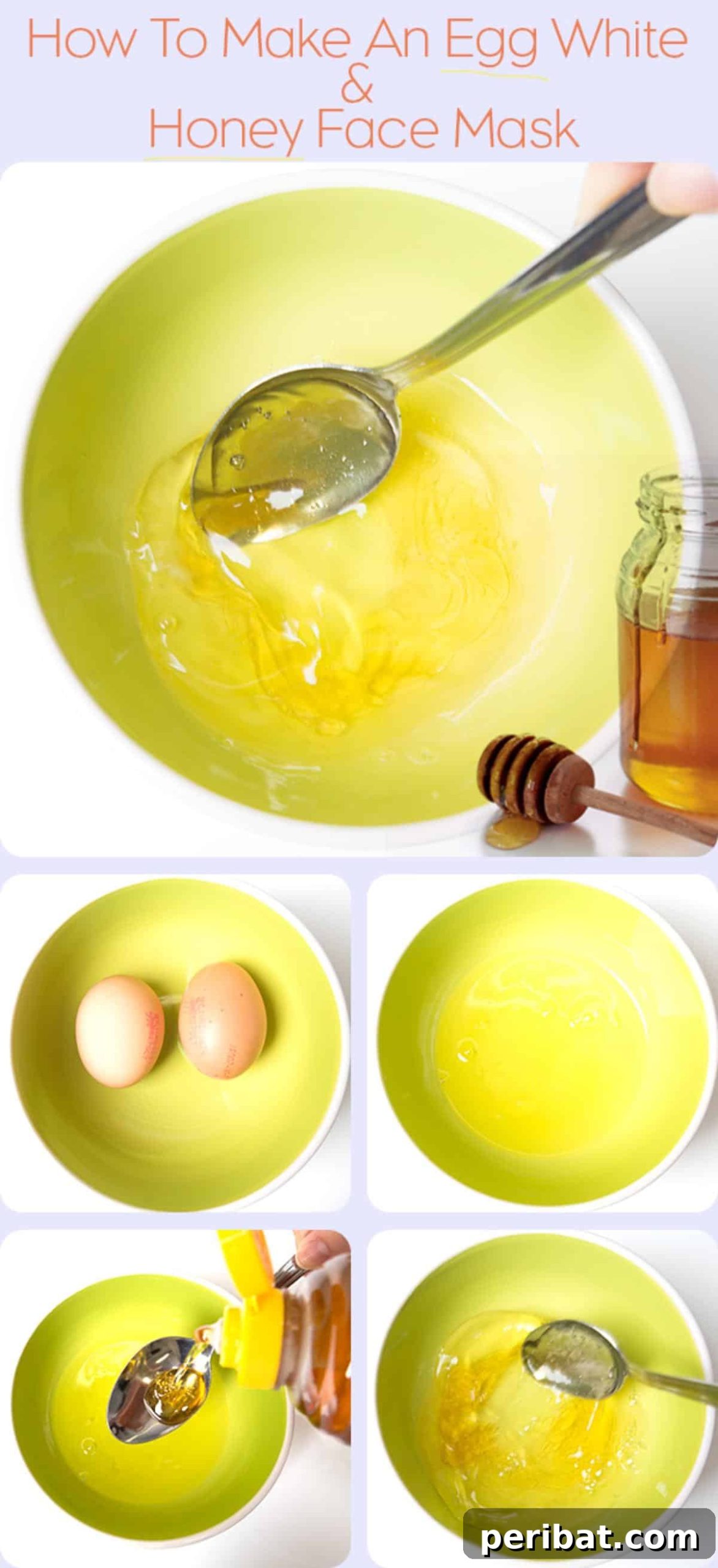 Unlock Your Best Skin: Homemade Facemask Secrets 5 Honey, Egg White facemask