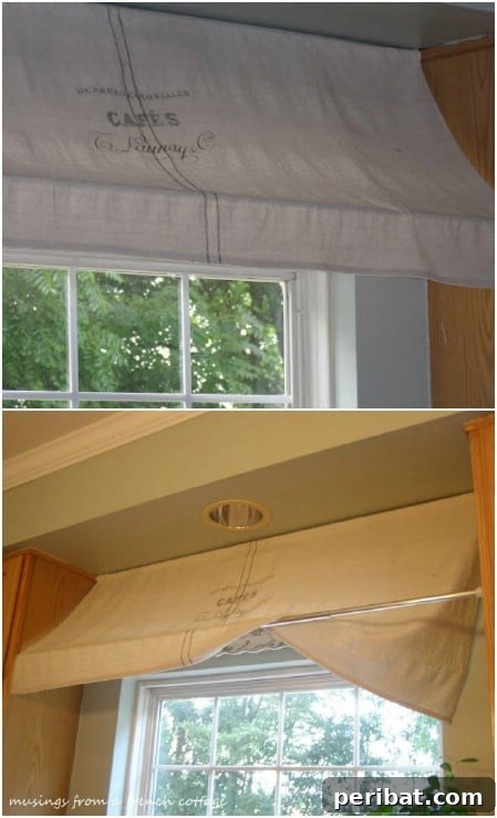 DIY Window Awning with Tension Rods