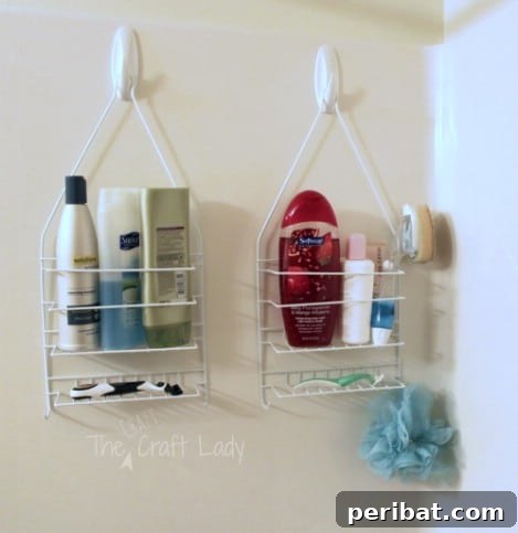 His and Hers Shower Caddies