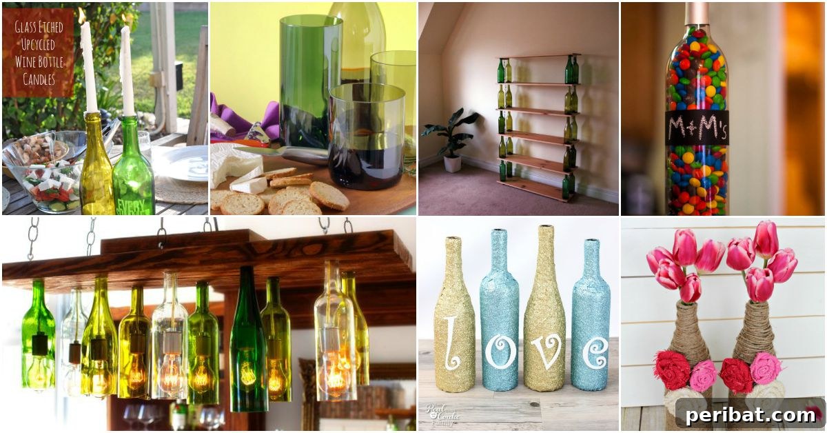 26 Stunning Empty Wine Bottle Upcycling Projects 2 Wine Bottles DIY Projects for Home Decor and More