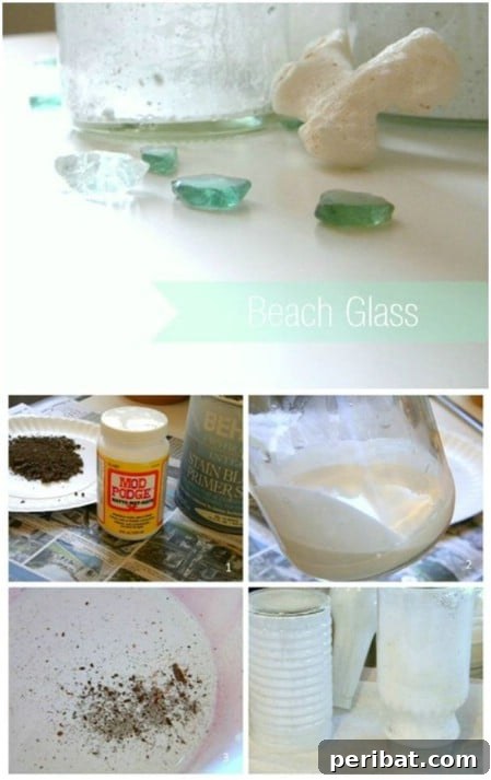 26 Stunning Empty Wine Bottle Upcycling Projects 10 Beach Glass Effect Wine Bottle