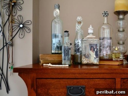 26 Stunning Empty Wine Bottle Upcycling Projects 26 Wine Bottle Photo Frames