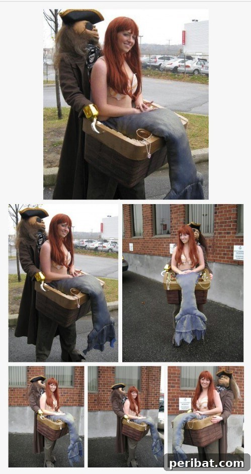 31 Howlingly Good DIY Adult Halloween Costumes to Snag the Grand Prize 16 Captured Mermaid