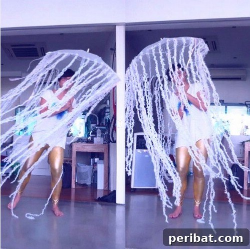 31 Howlingly Good DIY Adult Halloween Costumes to Snag the Grand Prize 27 Jellyfish