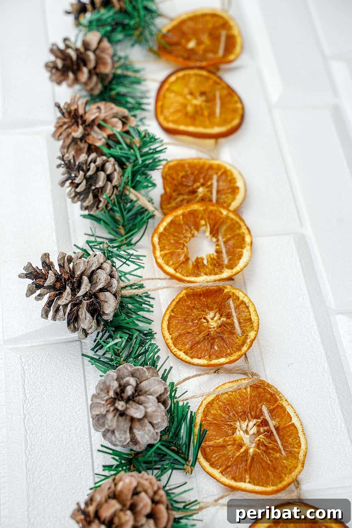 Citrus Slice Garland 13 diy dried orange garland