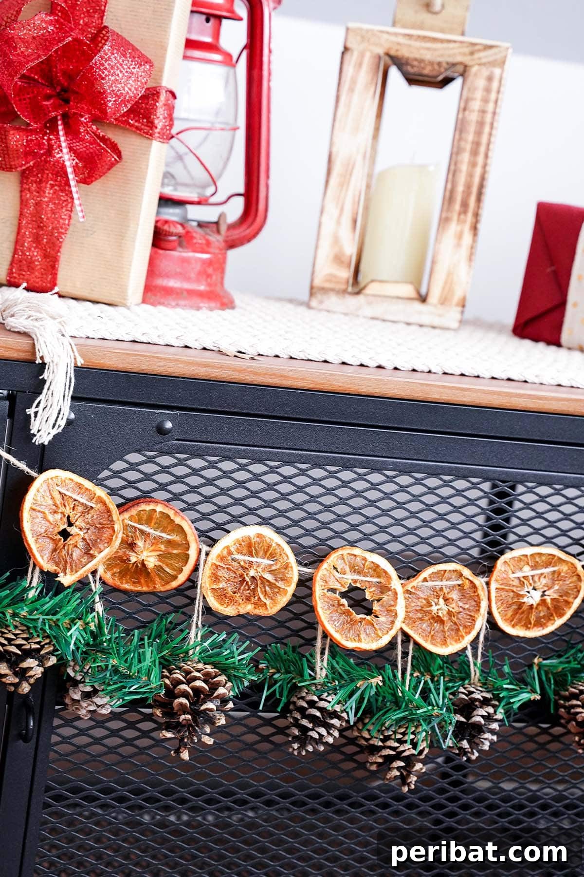 Citrus Slice Garland 3 homemade dried orange garland