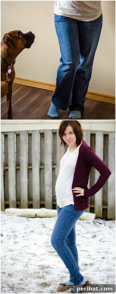 How to turn baggy jeans into skinny jeans DIY tutorial