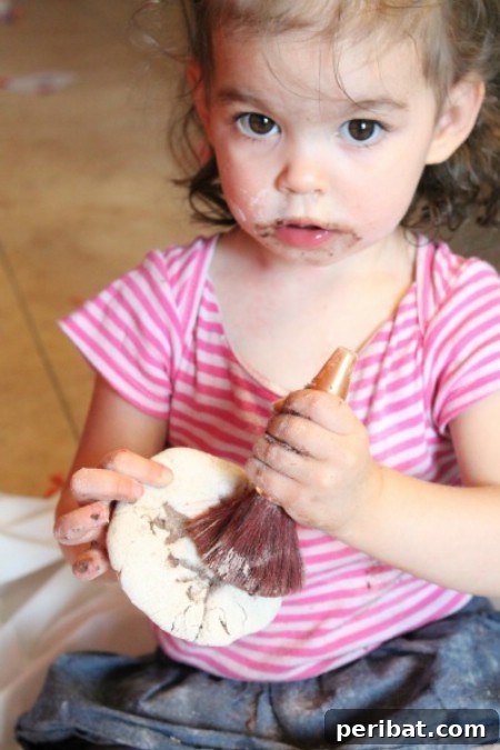Let your child excavate edible dinosaur fossils.