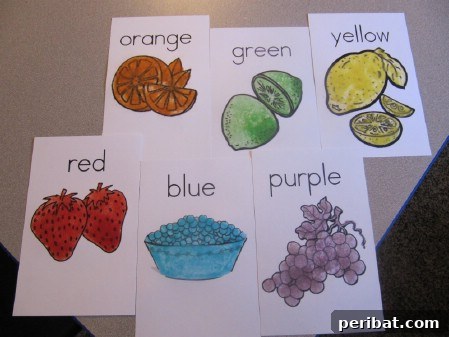 Use Jello paint to teach colors.