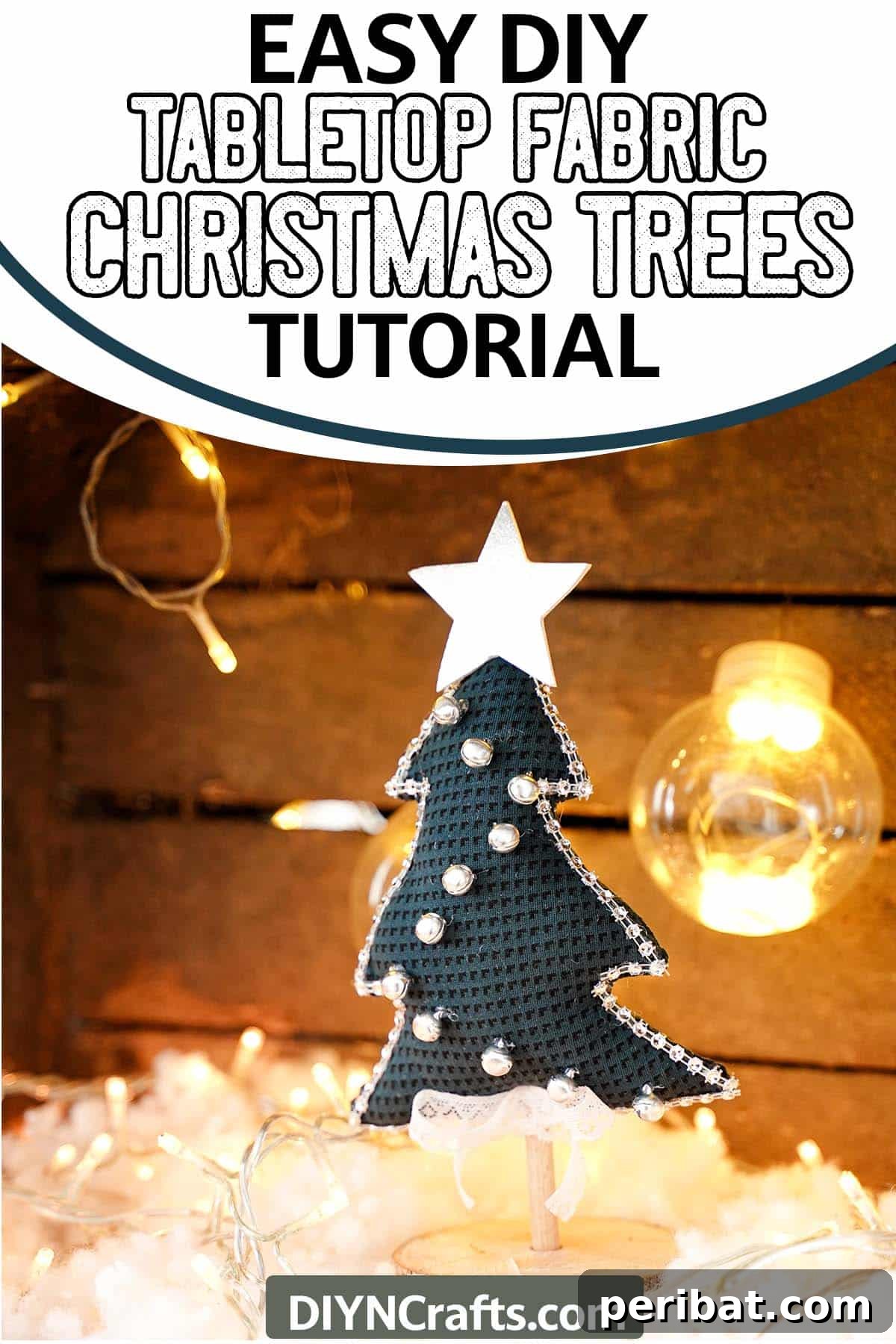 Charming Fabric Tabletop Christmas Tree Craft 2 Easy DIY Tabletop Fabric Christmas Trees Tutorial with mini fabric trees