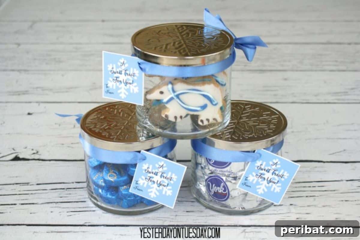 Beyond the Wick: Creative Candle Jar Transformations 6 Three repurposed candle jars.