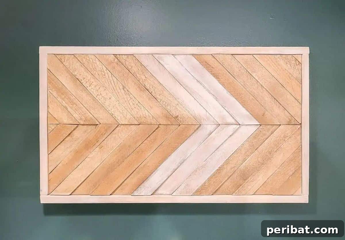120 Inspiring DIY Boho Decor Ideas and Projects 11 Sustainable DIY wood wall art created from scrap wood and wood shims, perfect for a rustic focal point.