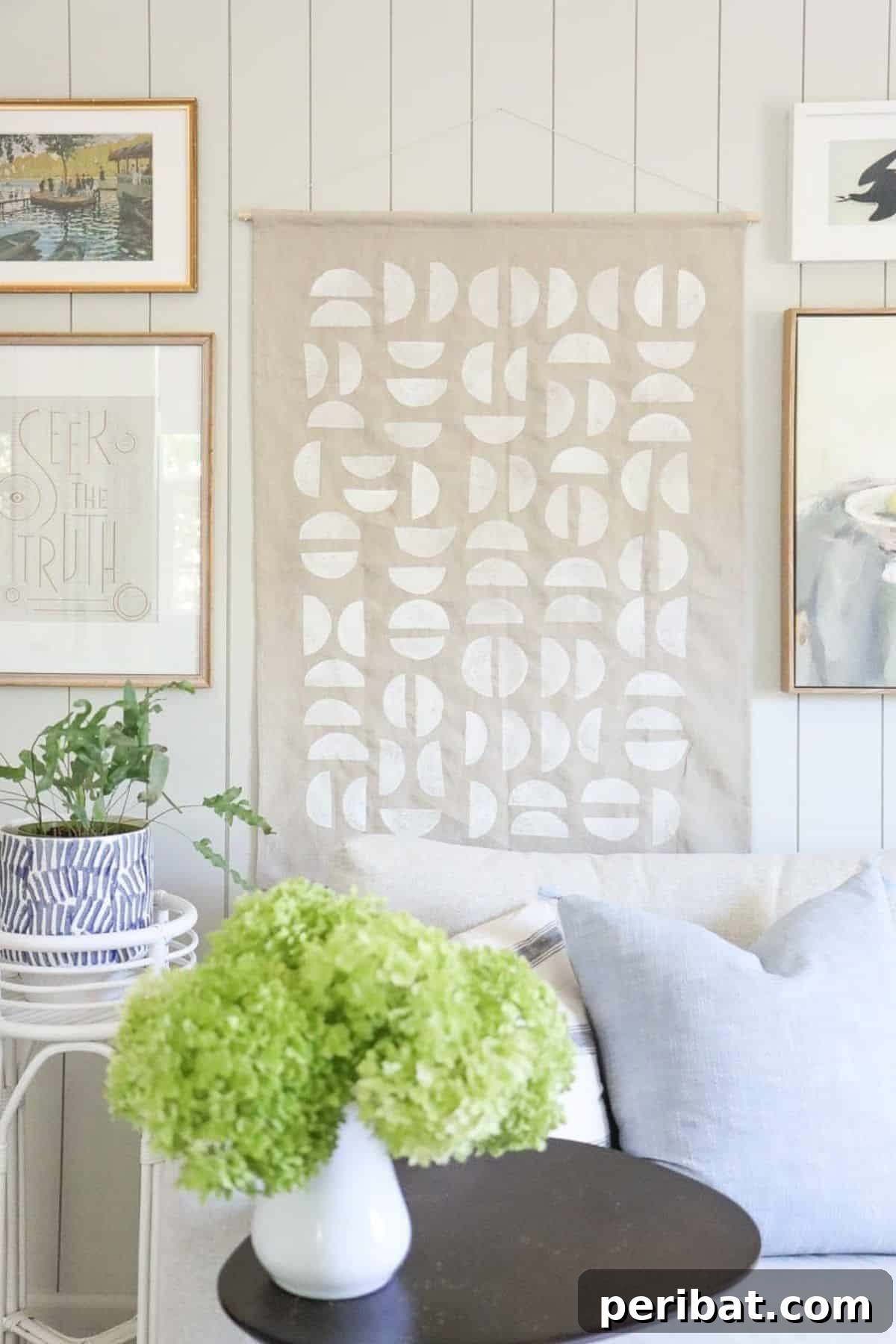 120 Inspiring DIY Boho Decor Ideas and Projects 120 Budget-friendly DIY large-scale wall hanging, introducing a versatile tapestry that complements boho to mid-century modern interiors.