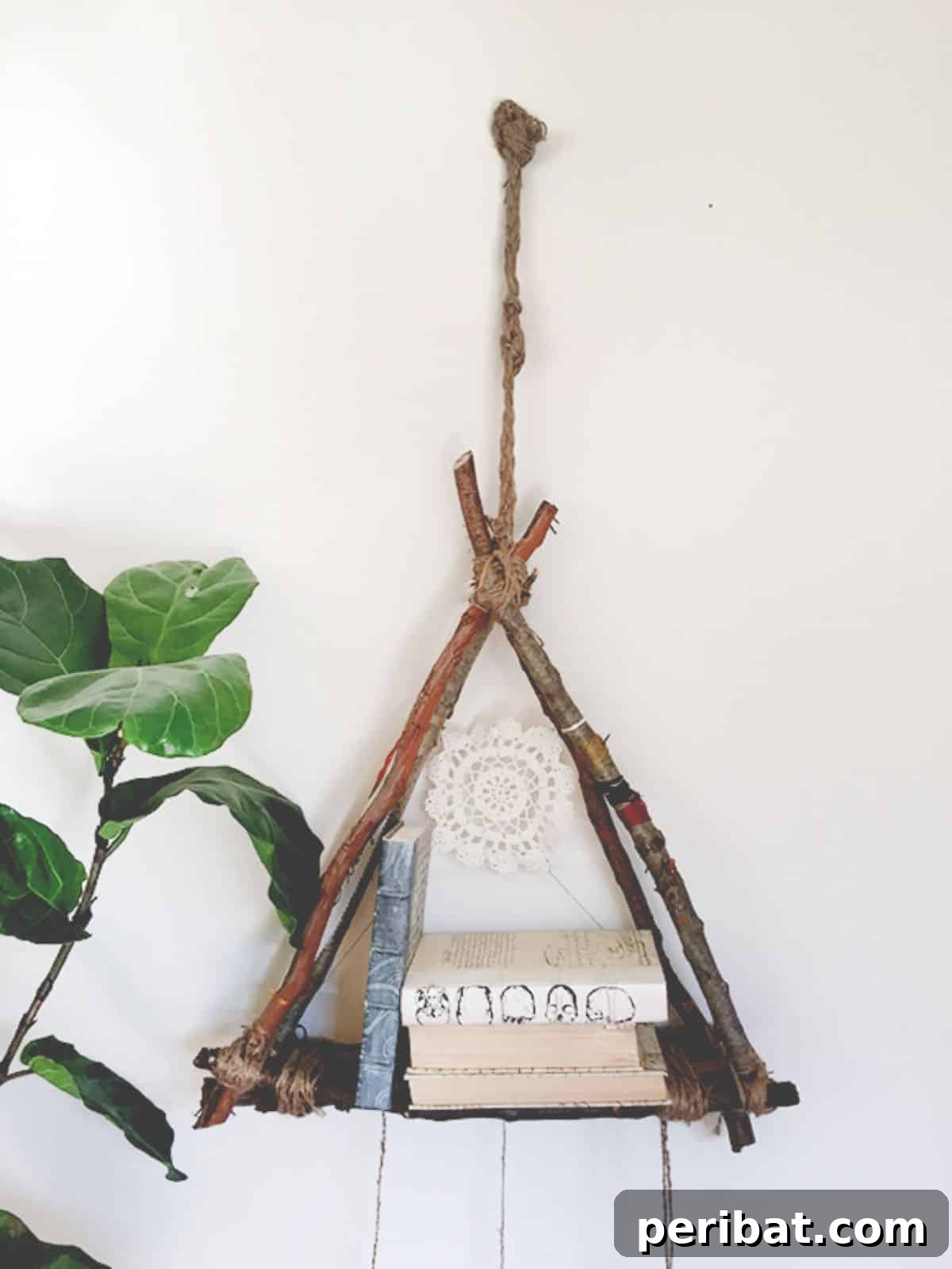120 Inspiring DIY Boho Decor Ideas and Projects 80 Charming DIY hanging free library, promoting literacy and community spirit in your front yard.