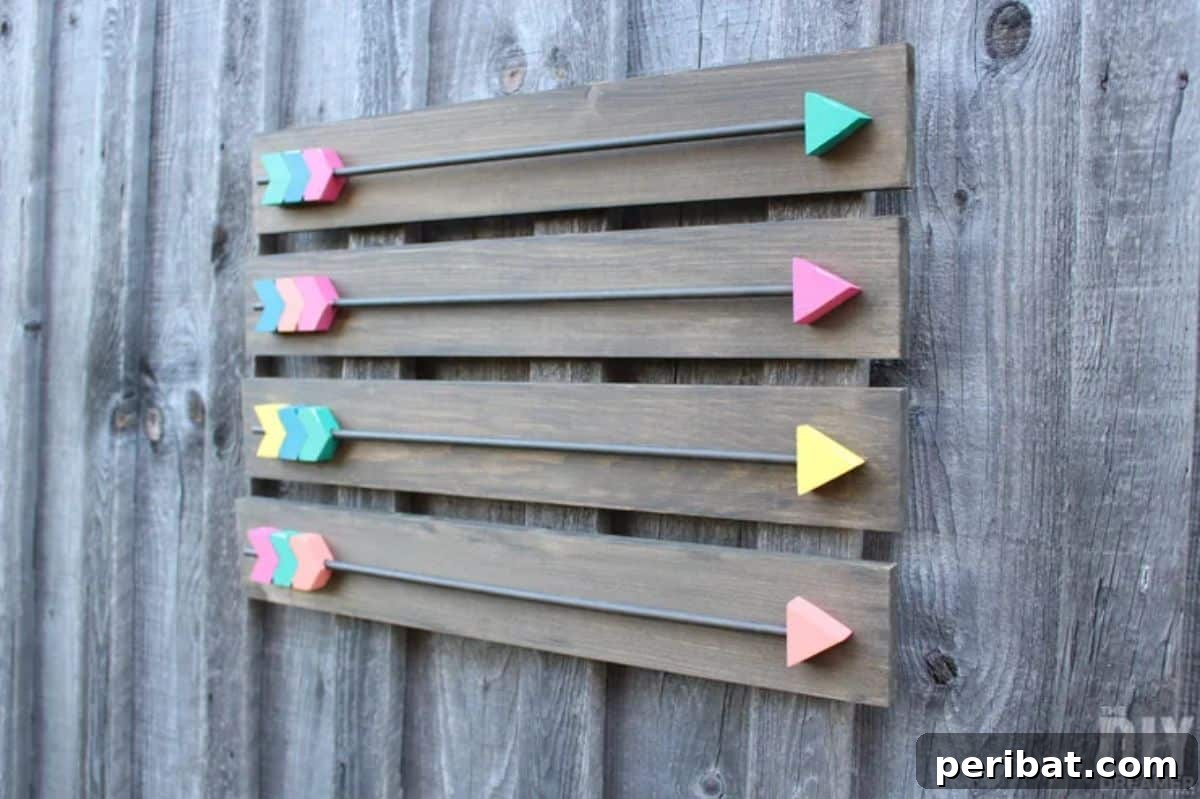 Versatile Arrow Wall Decor for Rustic and Modern Homes