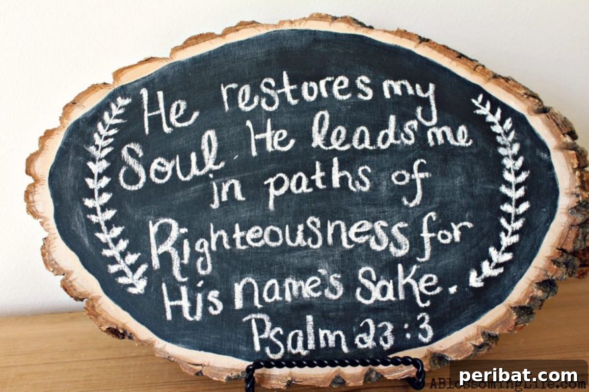 Uplifting DIY Rustic Wood Chalkboard for Home Inspiration