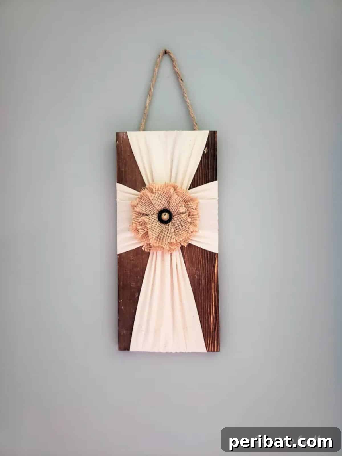 Serene DIY Rustic Wooden Cross Wall Decor for Faith and Style