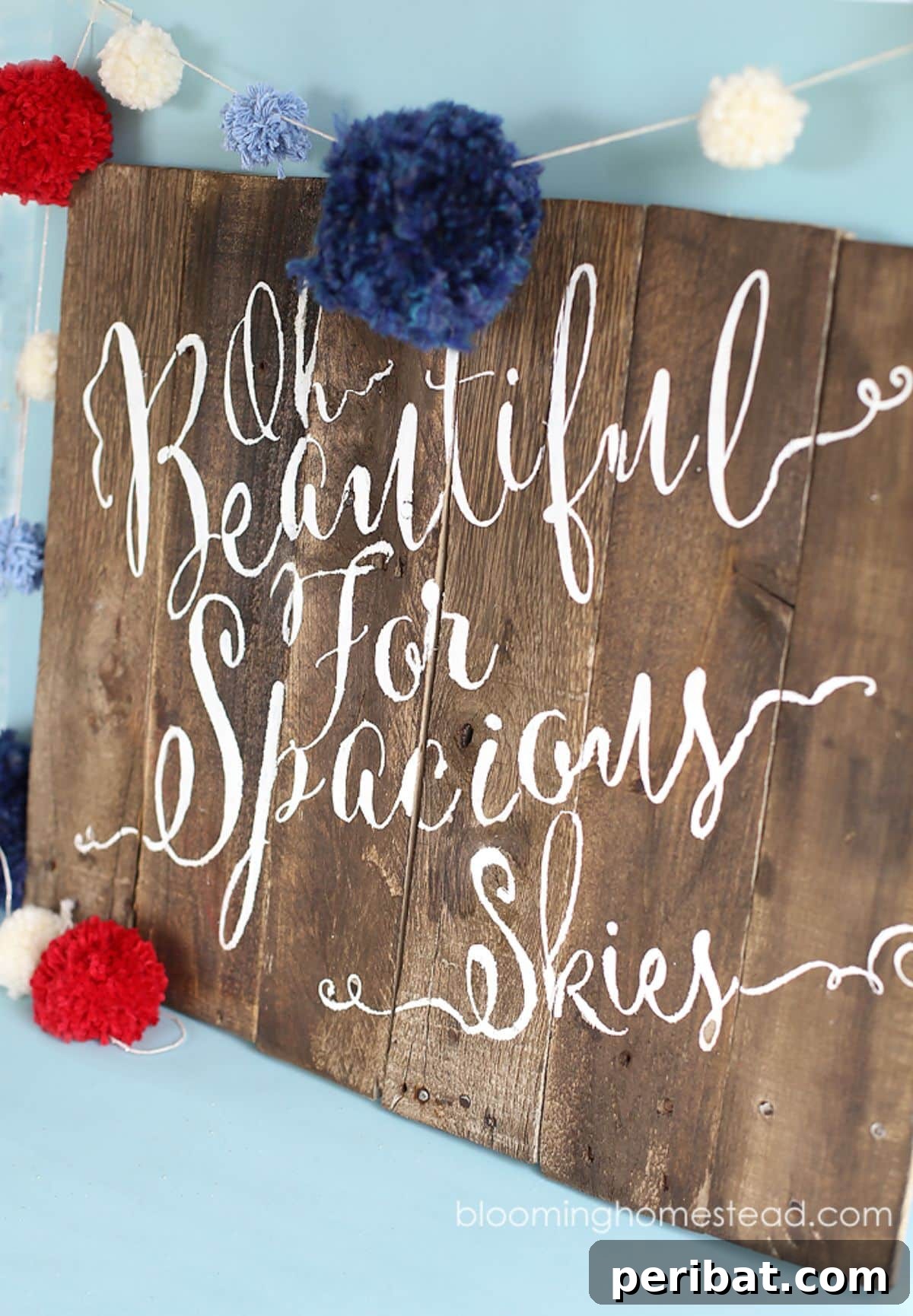 Customizable DIY Pallet Wood Sign Reflecting Personality