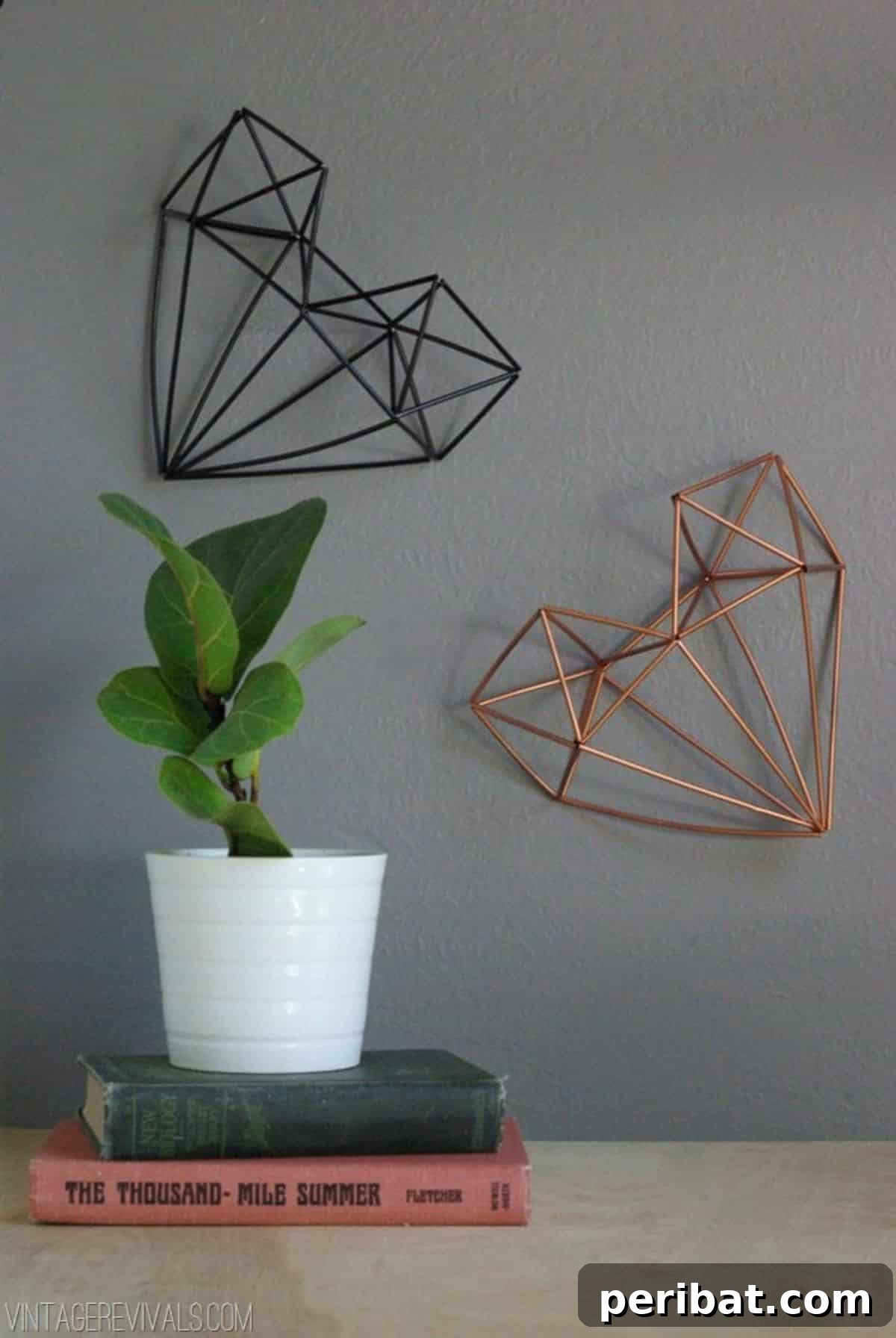 Eye-Catching Geometric Himmeli Heart Tutorial with Romantic Charm