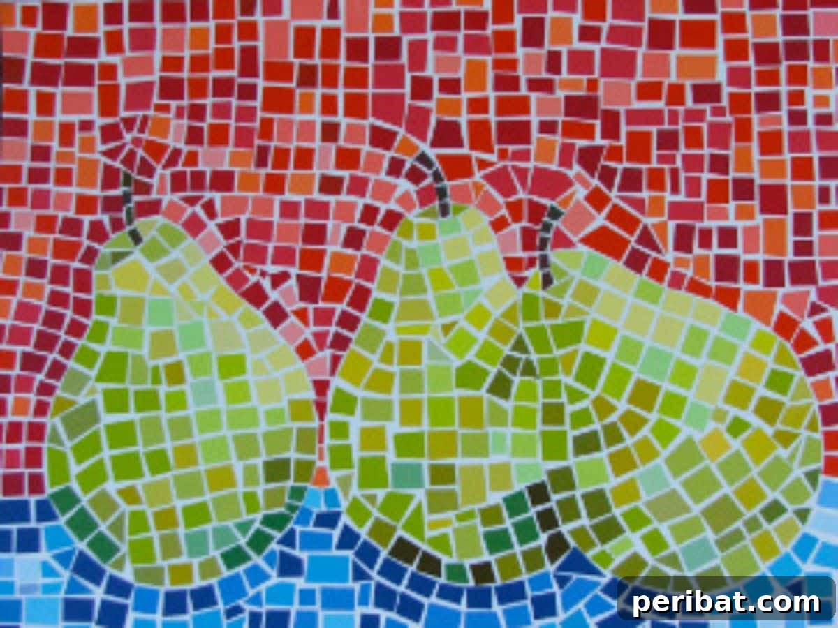 Charming Rustic Kitchens: DIY Decor and Craft Projects 120 Paint Chip Mosaic Art