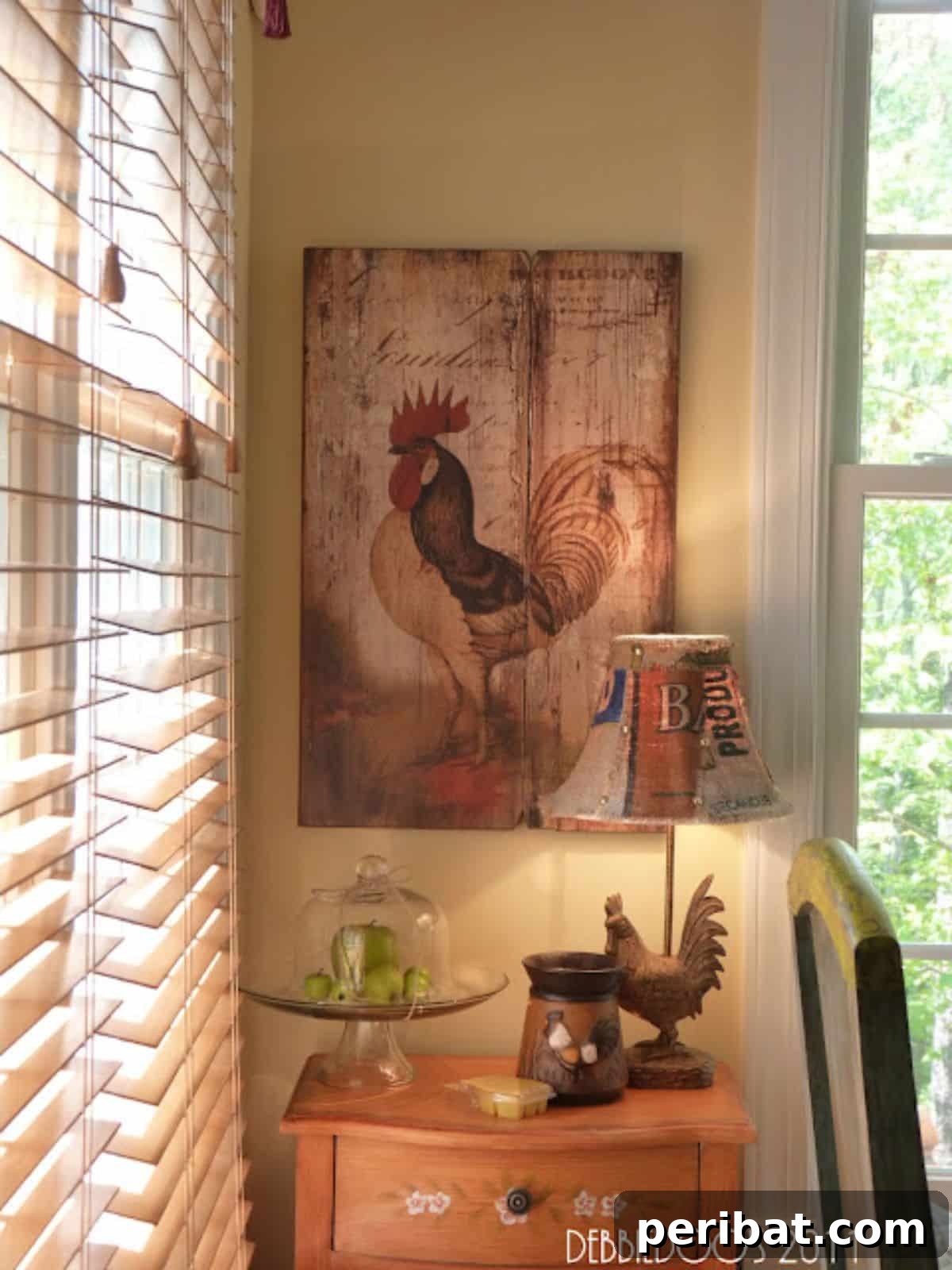 Charming Rustic Kitchens: DIY Decor and Craft Projects 130 DIY Burlap Lampshade