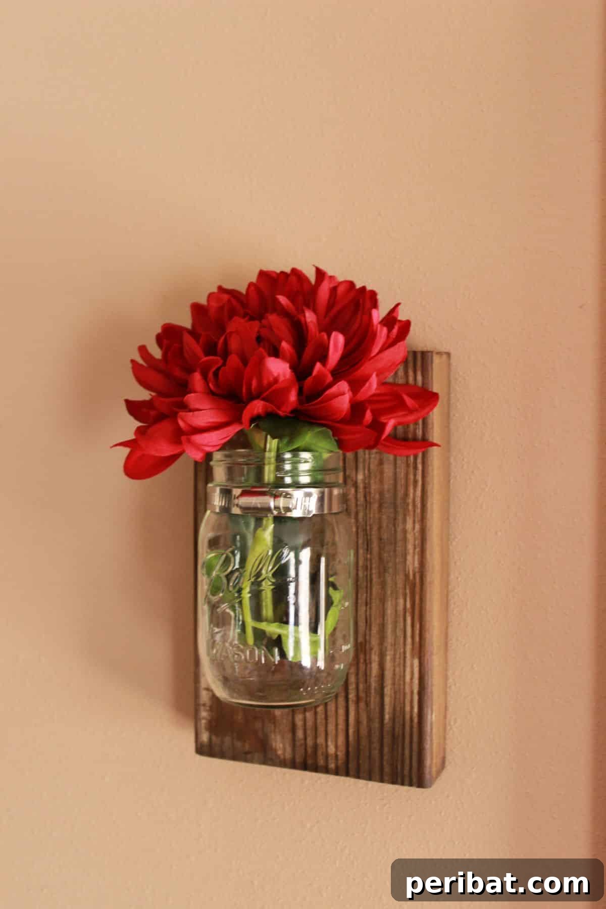 Charming Rustic Kitchens: DIY Decor and Craft Projects 3 DIY Mason Jar Wall Decor