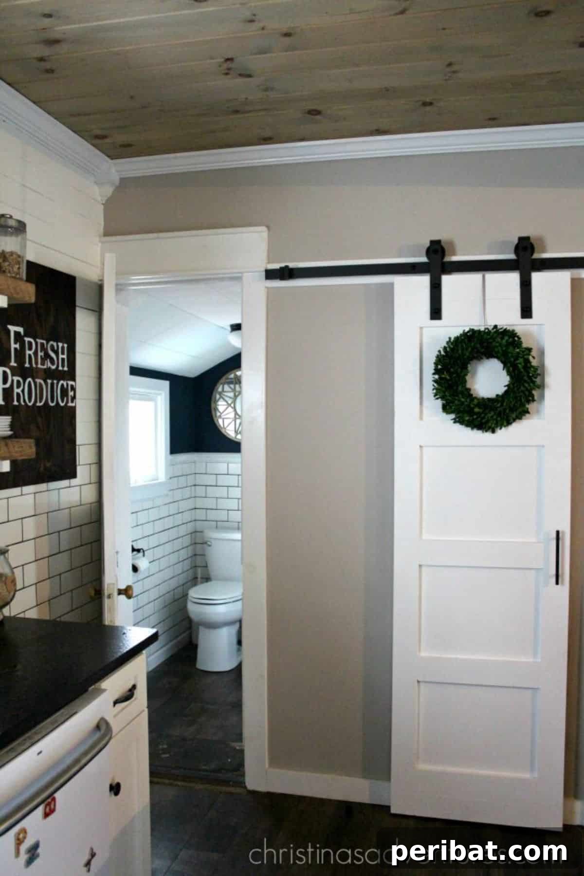 Charming Rustic Kitchens: DIY Decor and Craft Projects 36 DIY Sliding Barn Door