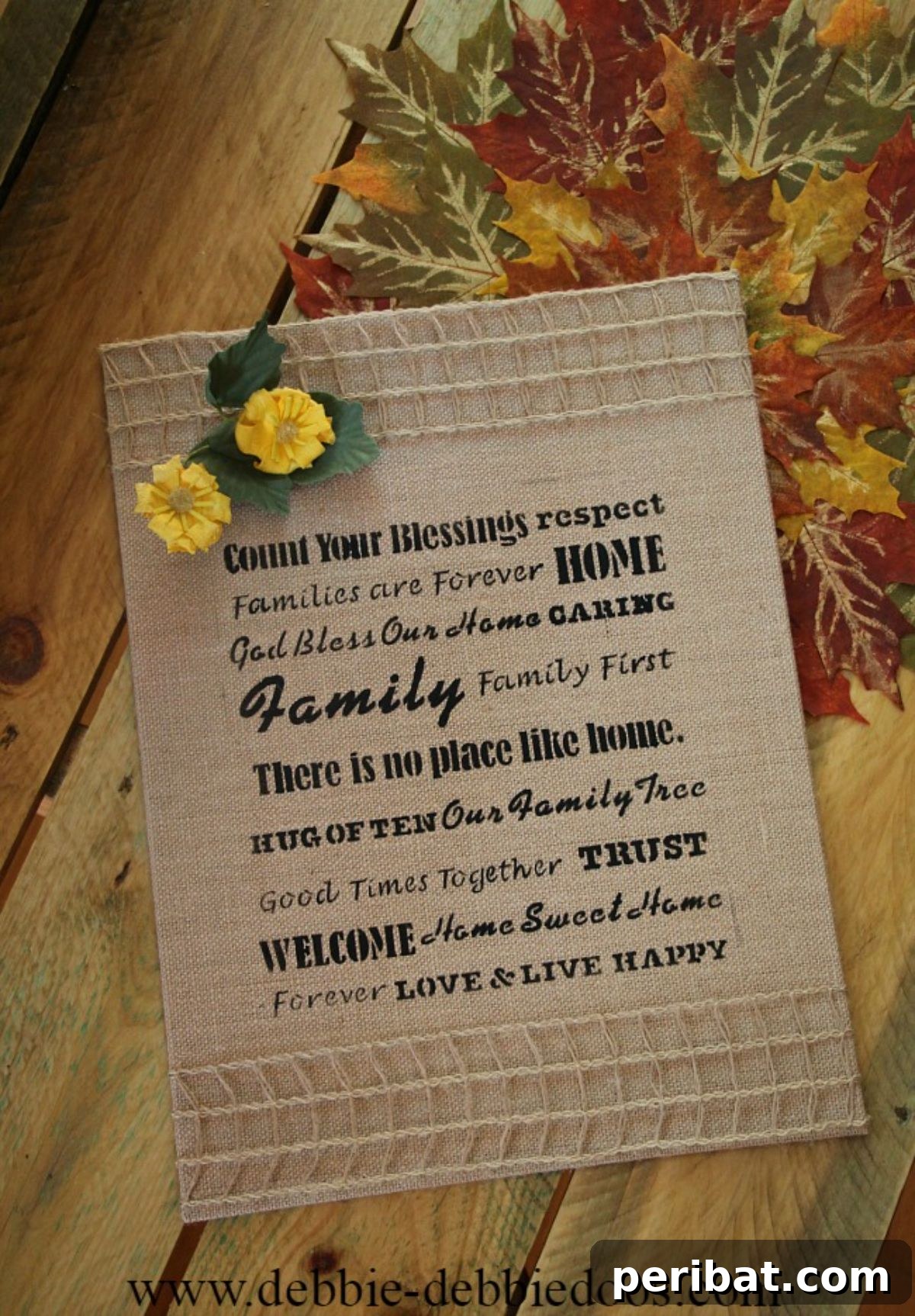 Charming Rustic Kitchens: DIY Decor and Craft Projects 40 Burlap Canvas Art for Fall Kitchen Decor