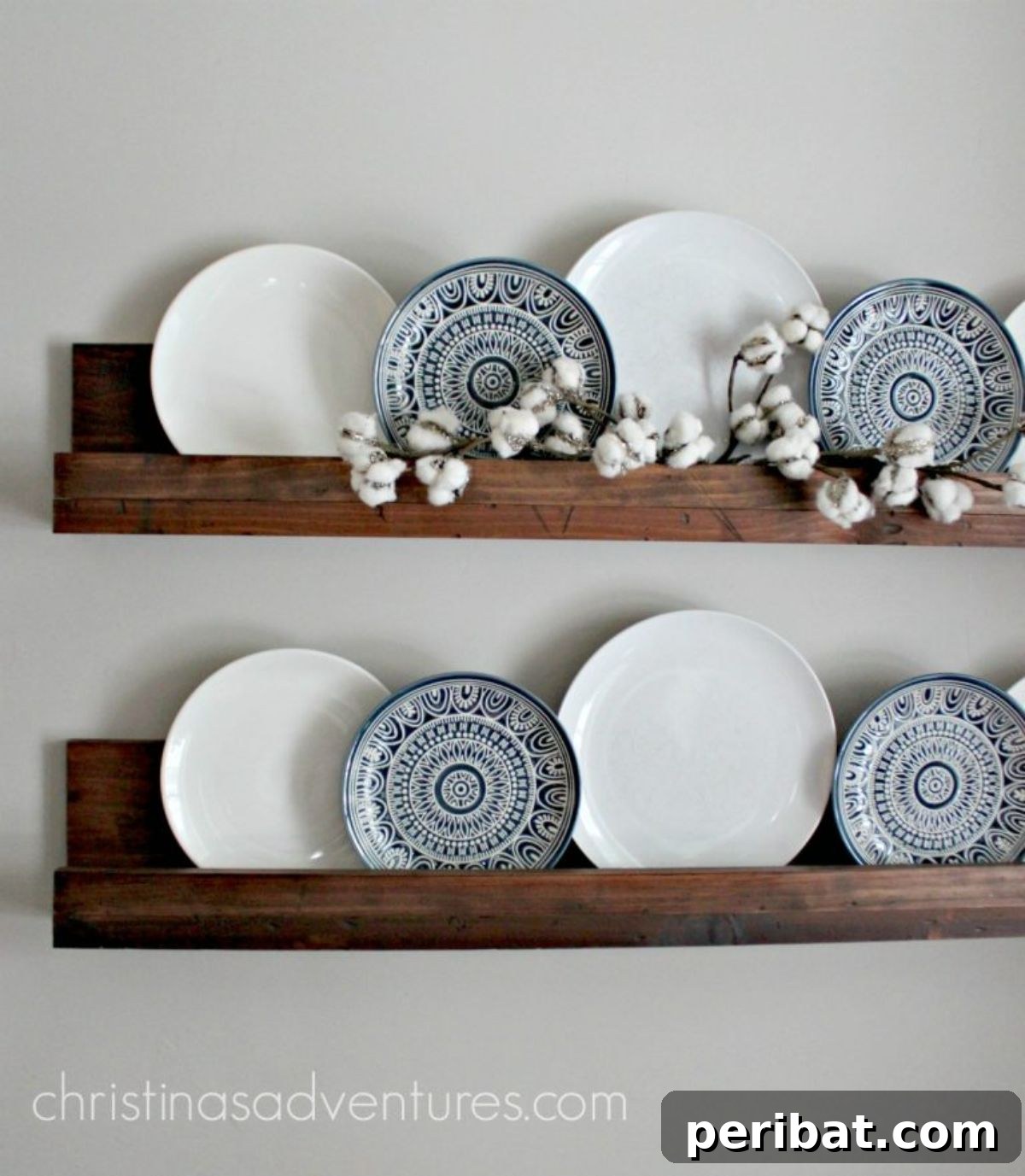 Charming Rustic Kitchens: DIY Decor and Craft Projects 43 Simple DIY Ledge Shelf Tutorial