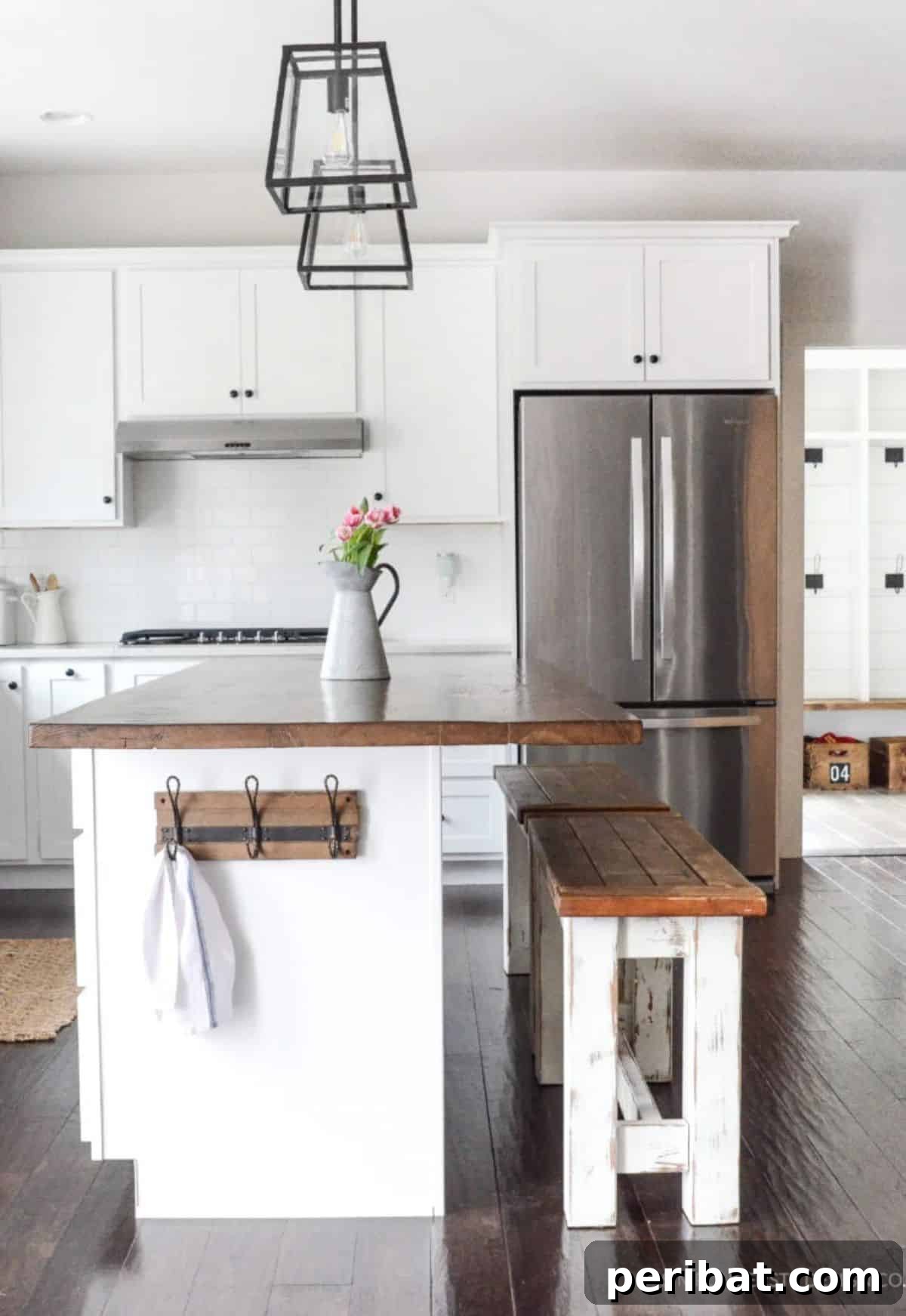 Charming Rustic Kitchens: DIY Decor and Craft Projects 45 Farmhouse DIY Kitchen Benches