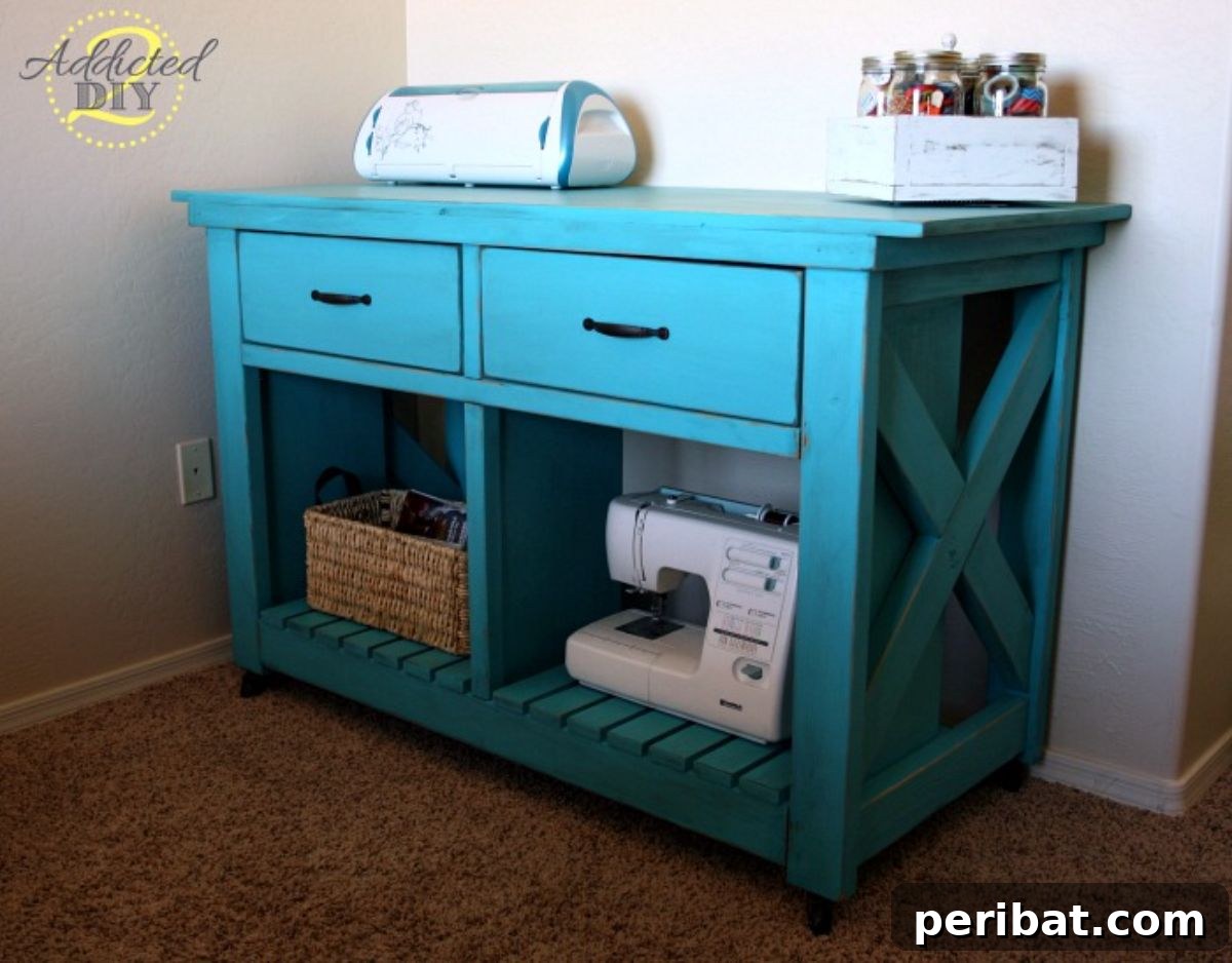 Charming Rustic Kitchens: DIY Decor and Craft Projects 48 DIY Double Rustic X Kitchen Island