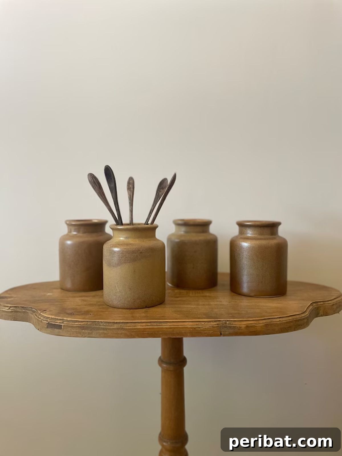 Charming Rustic Kitchens: DIY Decor and Craft Projects 65 Vintage French Mustard Pots Set of 4